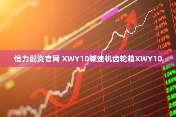 恒力配资官网 XWY10减速机齿轮箱XWY10